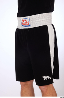 Danas black gym shorts dressed sports thigh 0002.jpg